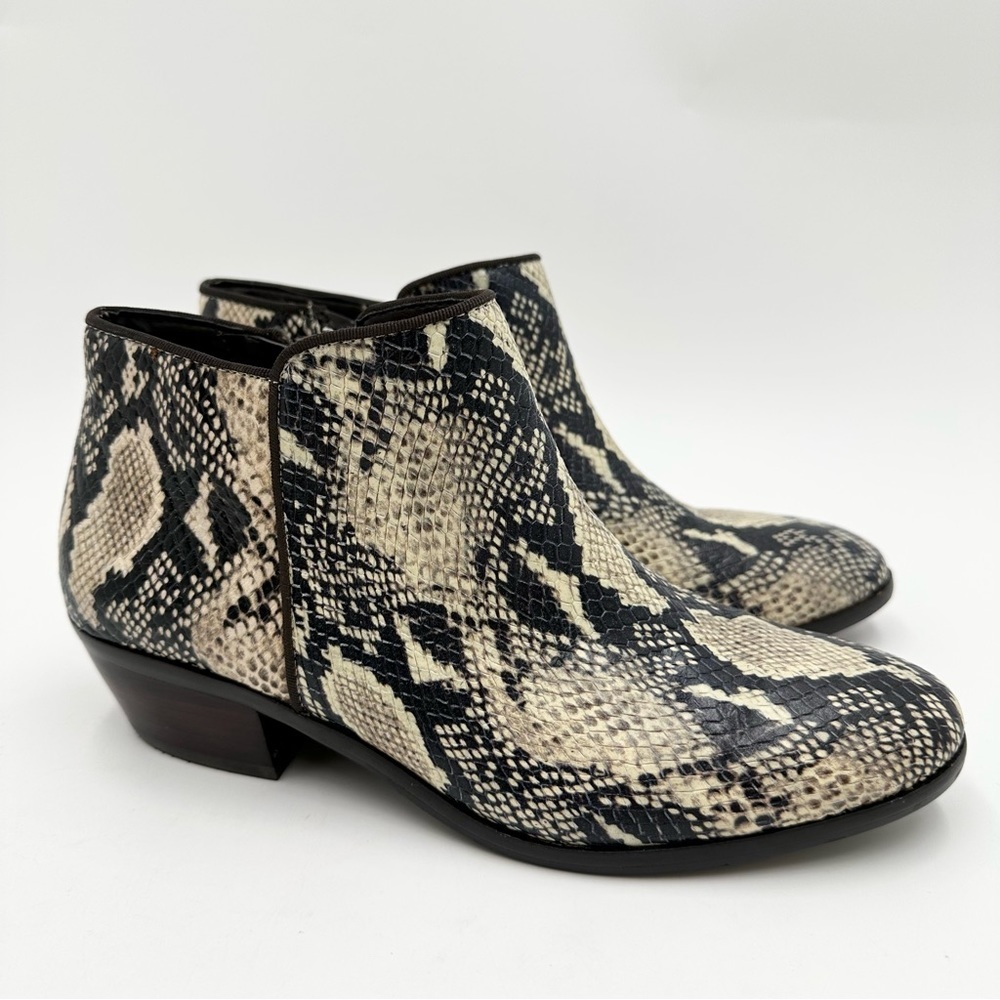Sam Edelman Petty Python Print Booties - image 1